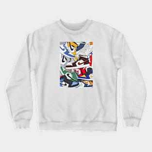 patterns all checklist shoes 2 Crewneck Sweatshirt